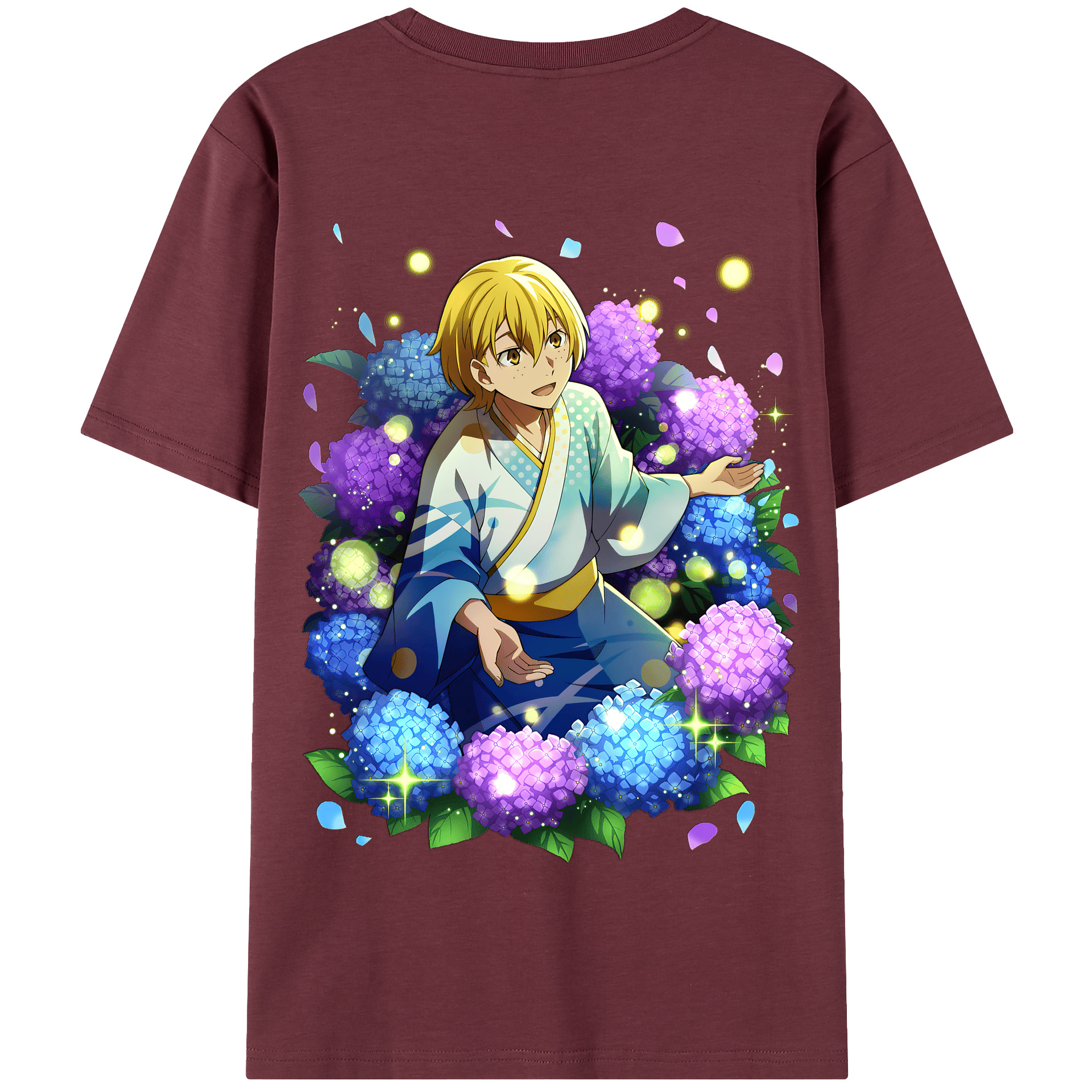 （画像用） 文豪ストレイドッグス Bungo Stray Dogs 綿100％半袖Tシャツ（背面プリント）
